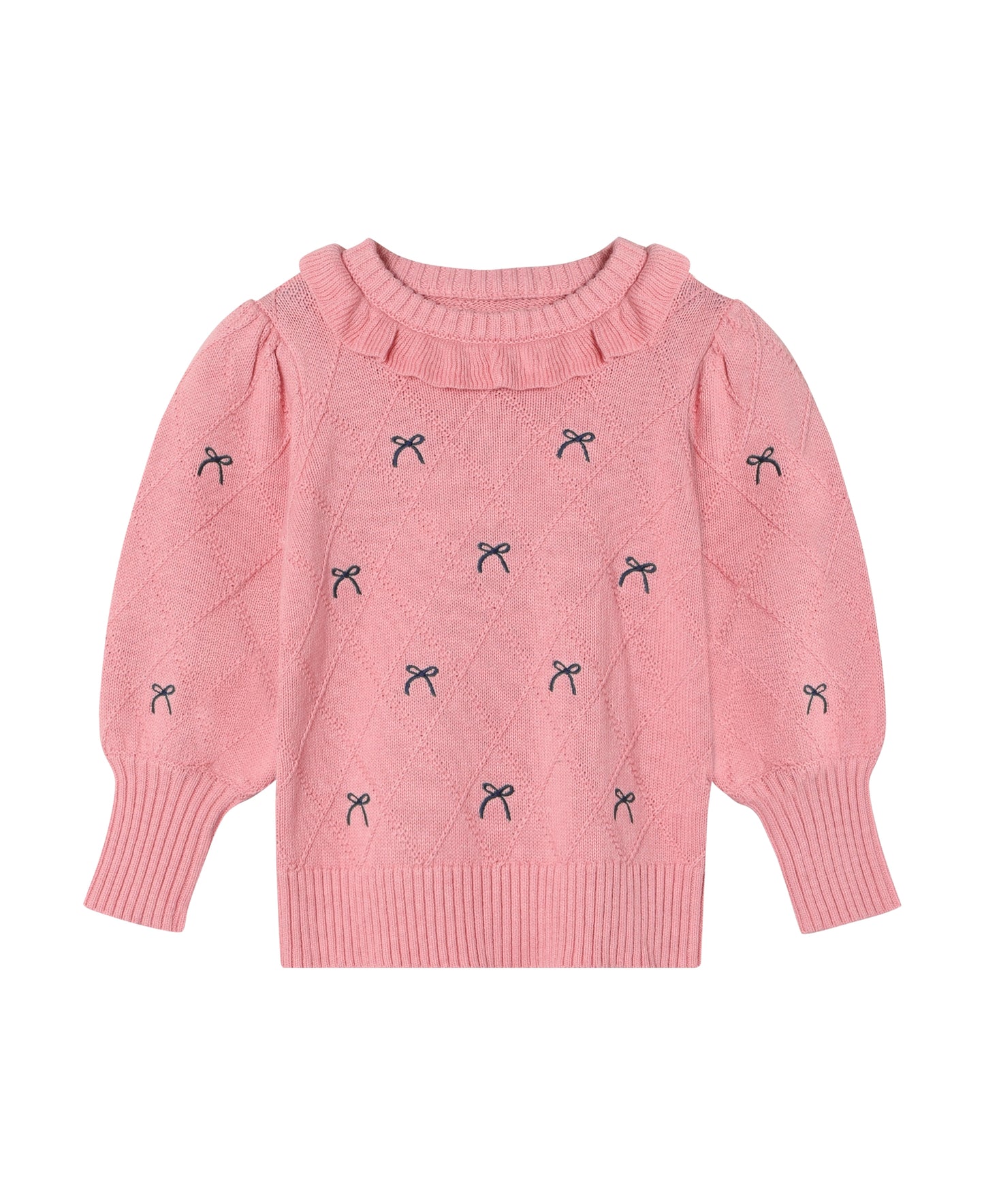 Fliink Lucie Bow strik Bluse - Candy Pink