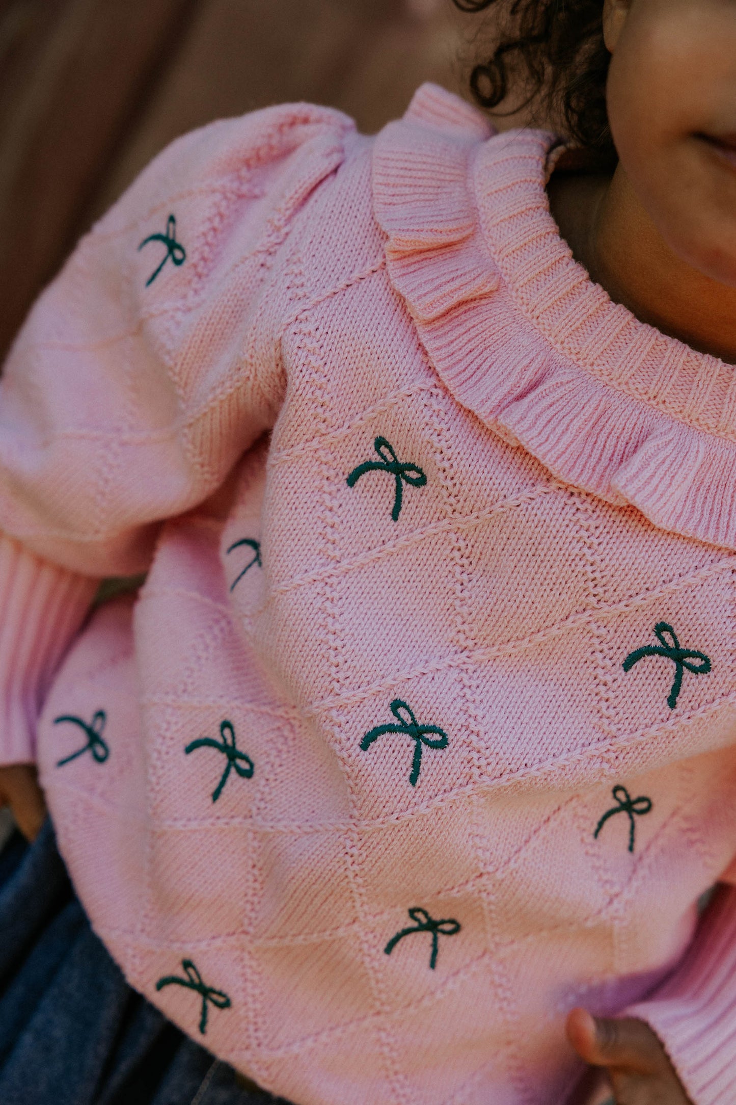 Fliink Lucie Bow strik Bluse - Candy Pink