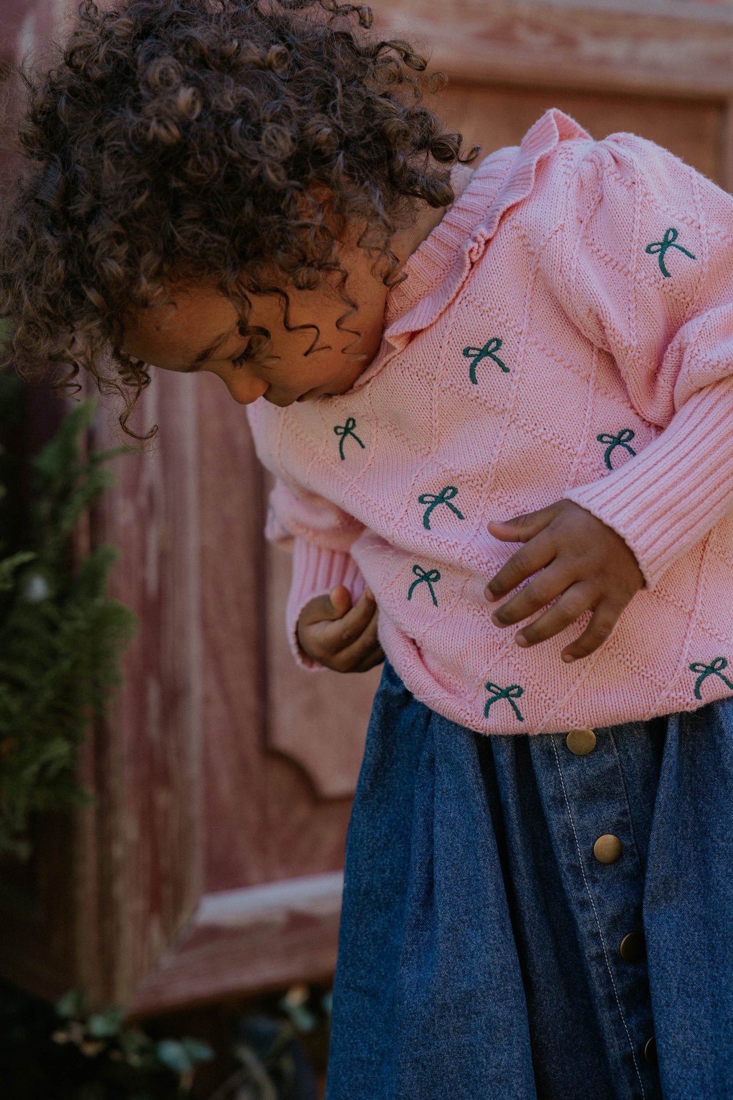 Fliink Lucie Bow strik Bluse - Candy Pink