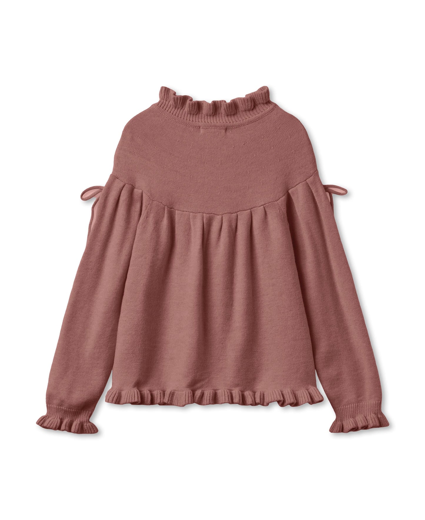 Fliink Kino strik Bluse LS - ASH ROSE