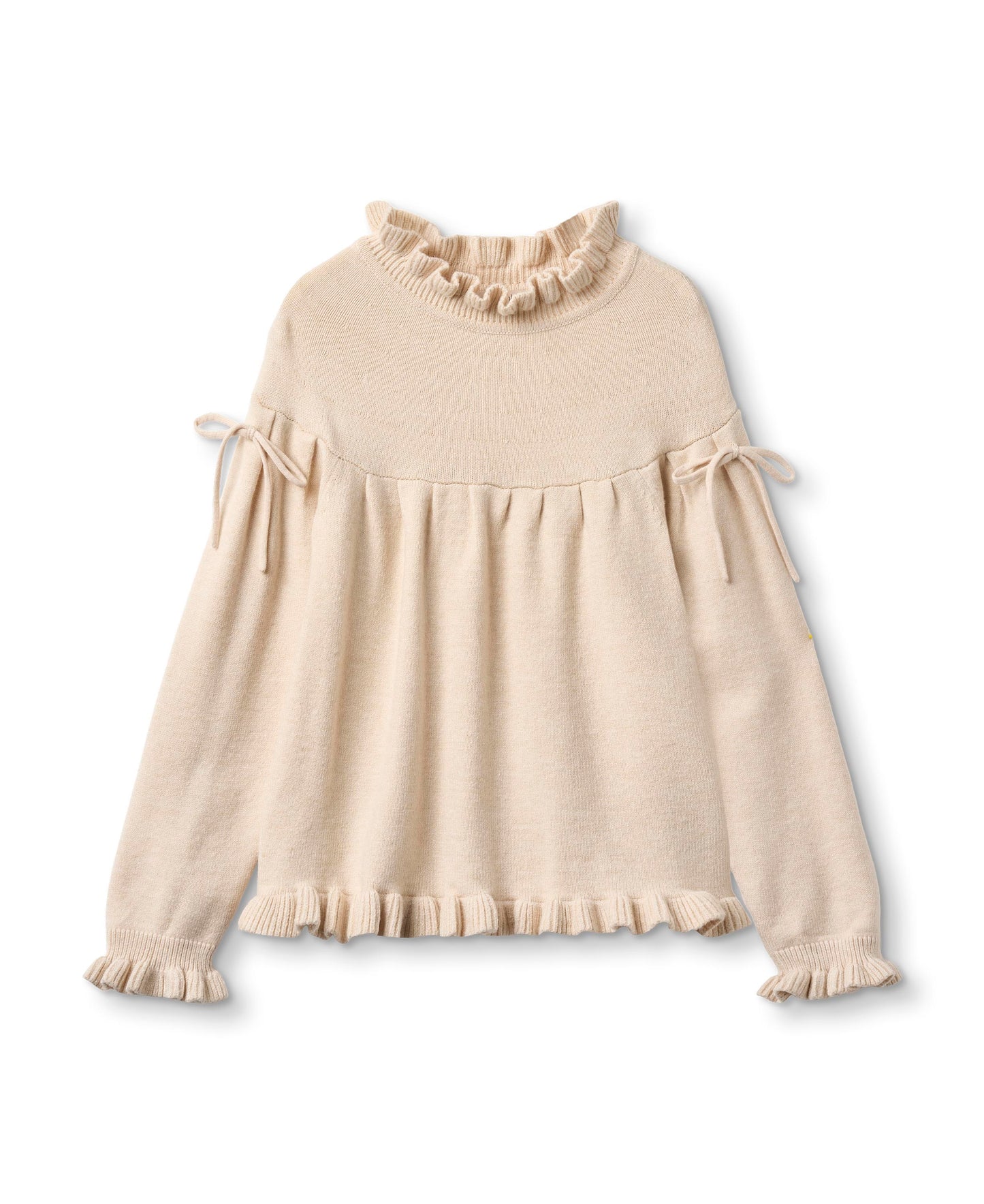 Fliink Kino strik Bluse LS - Sandshell