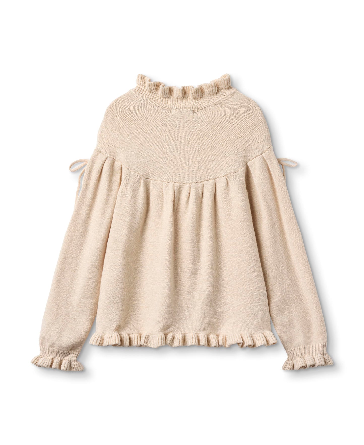 Fliink Kino strik Bluse LS - Sandshell