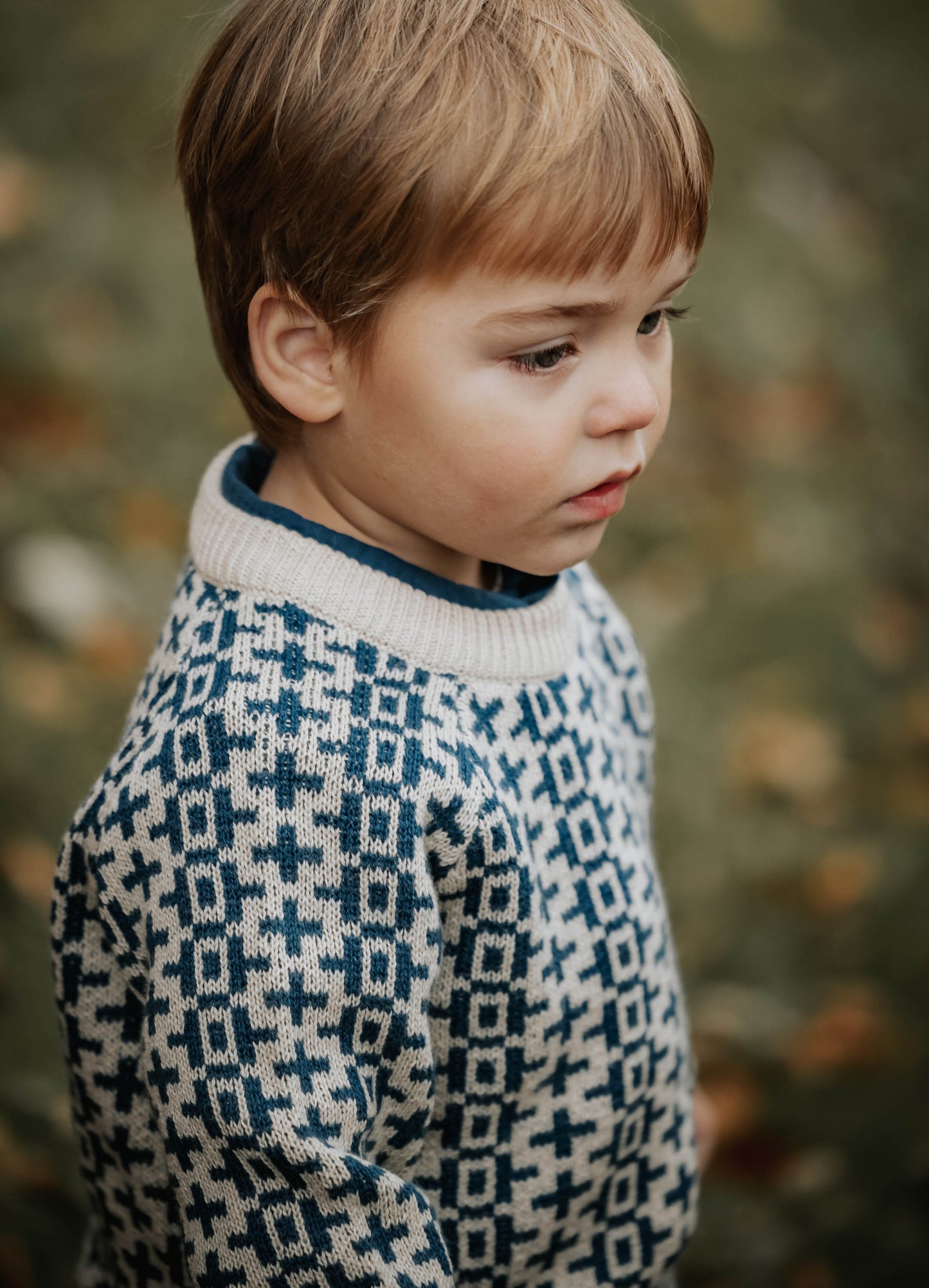 Fliink Nova nordic Bluse - Insignia blue
