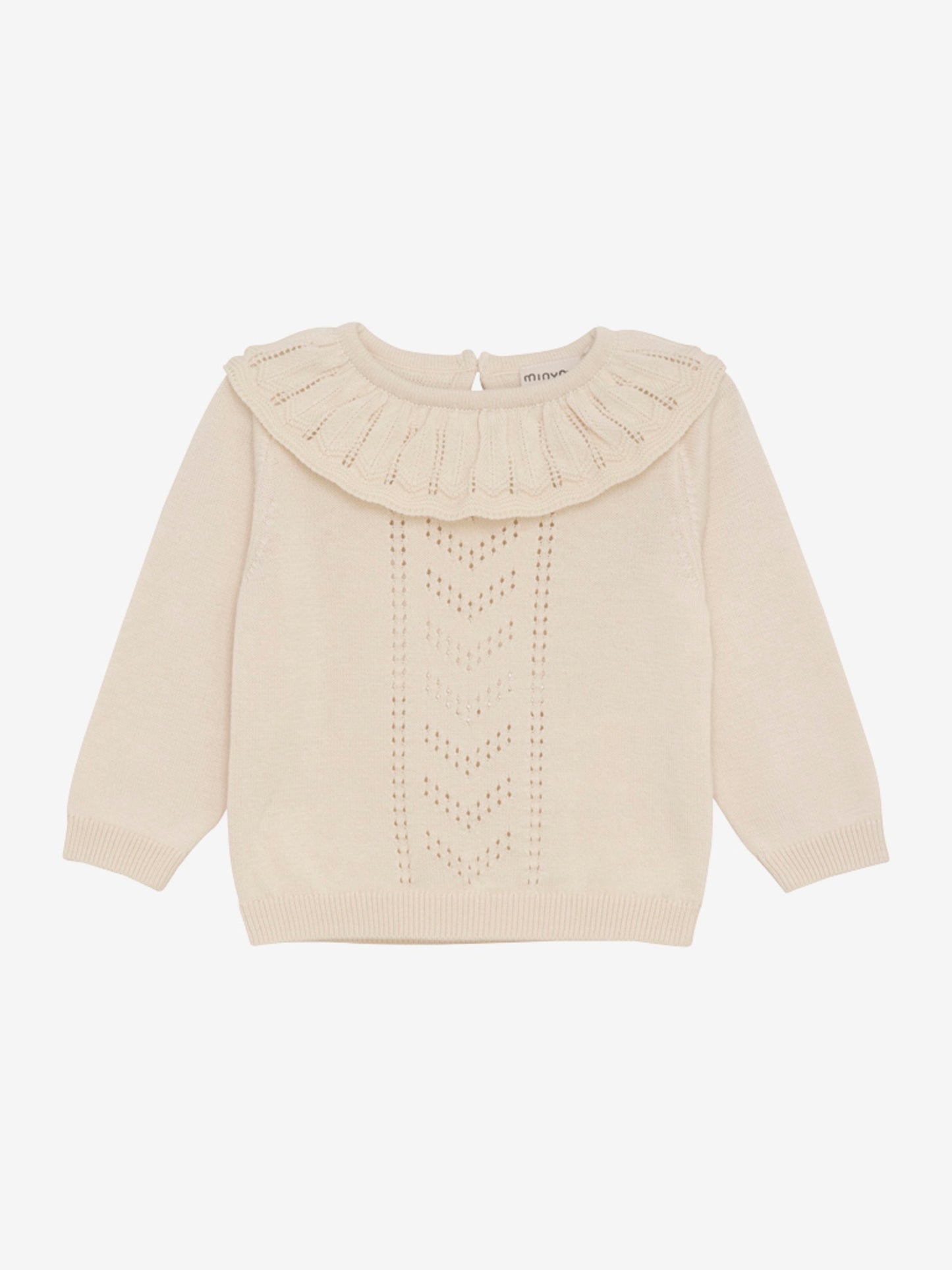 Minymo strik Bluse - Eggnog