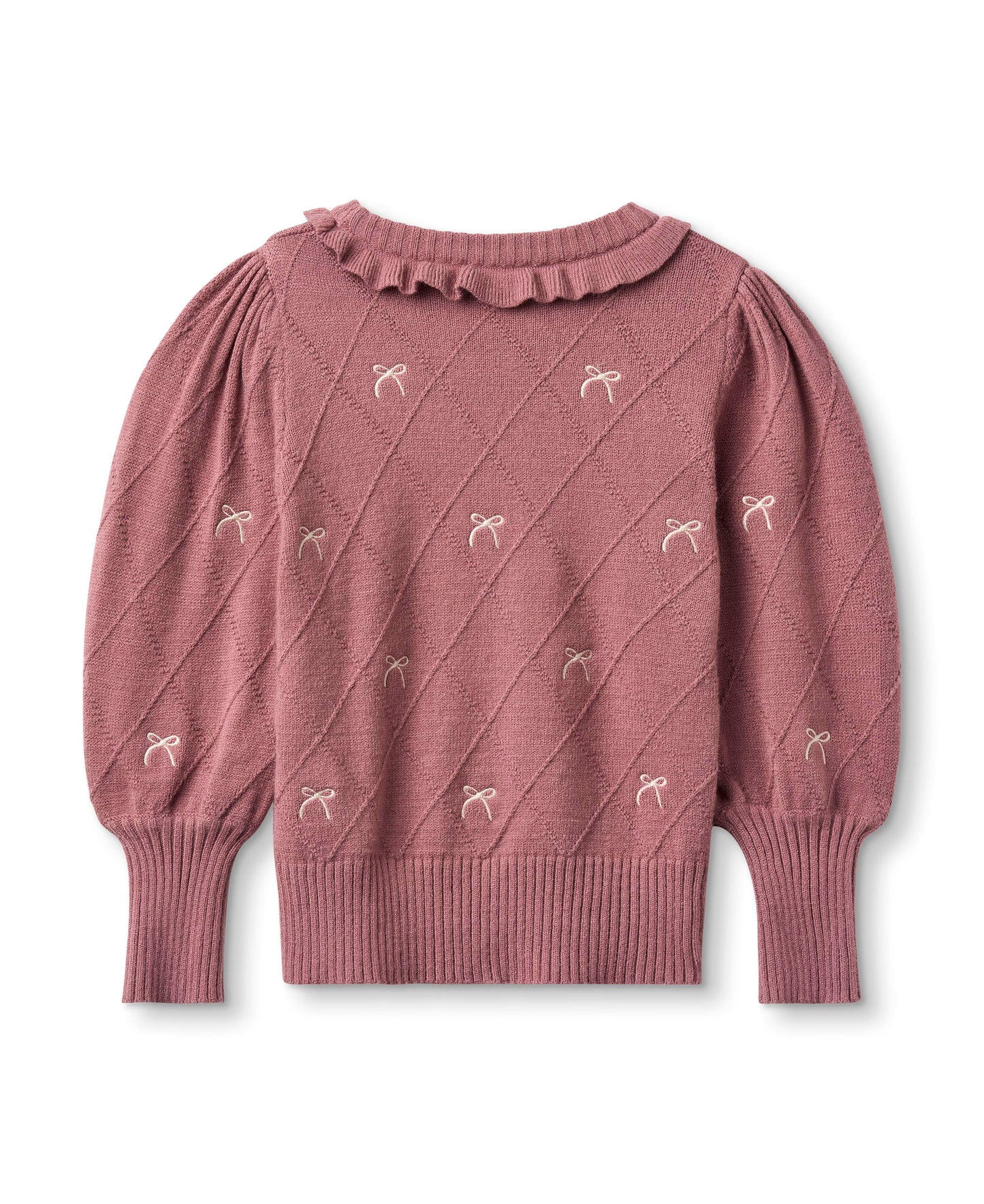 Fliink Alon bow Bluse - ASH ROSE