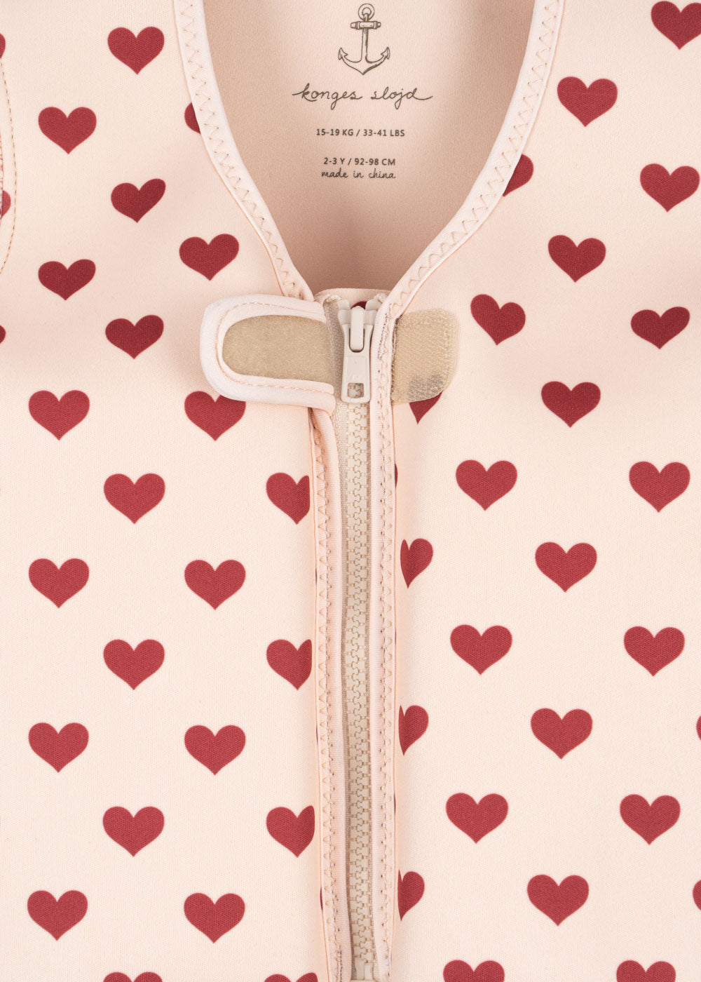 Konges Sløjd AVERY SWIM VEST - AMOUR ROUGE