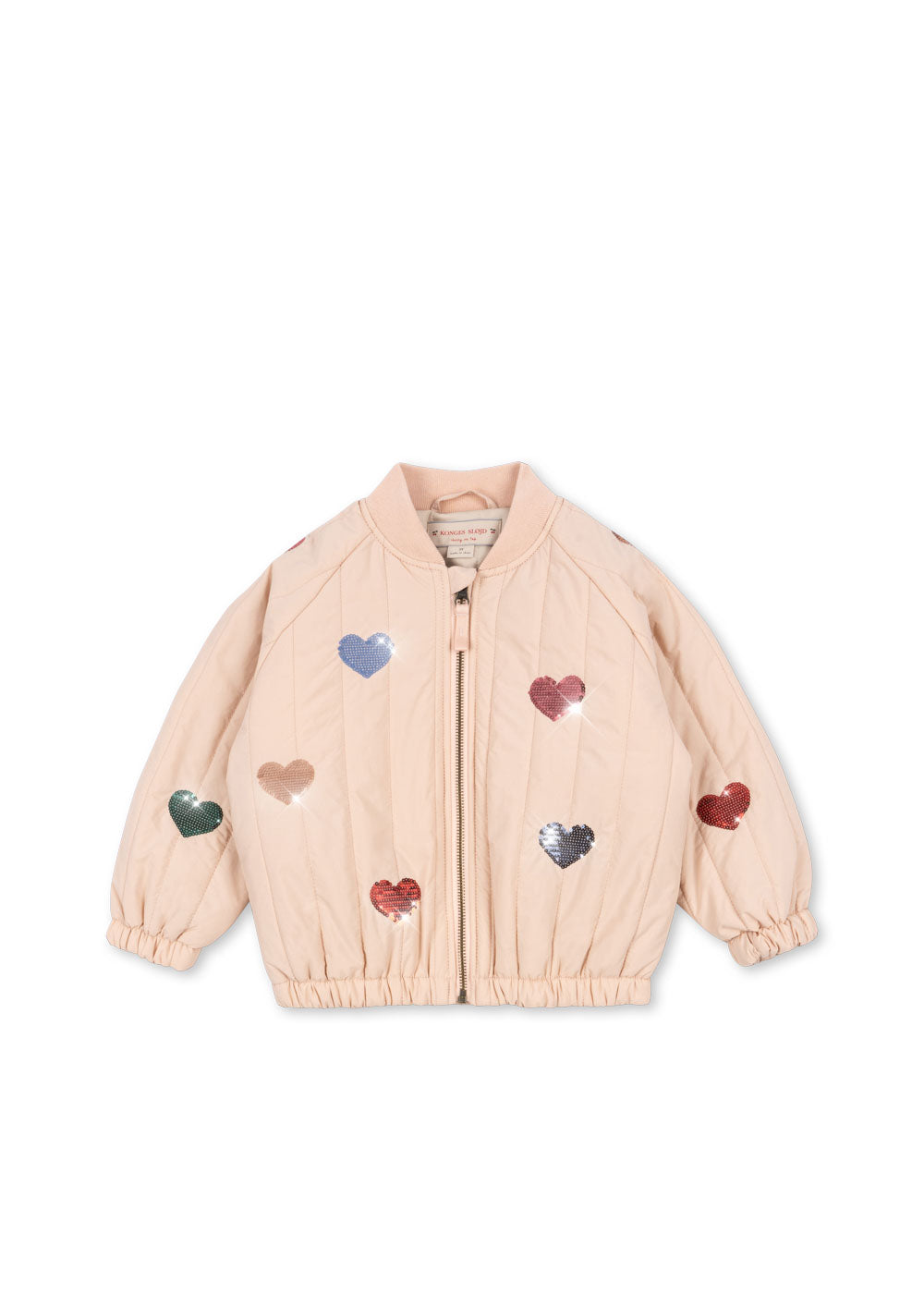 Kongens Sløjd Juno Sequin Bomber jakke - Cameo Rose