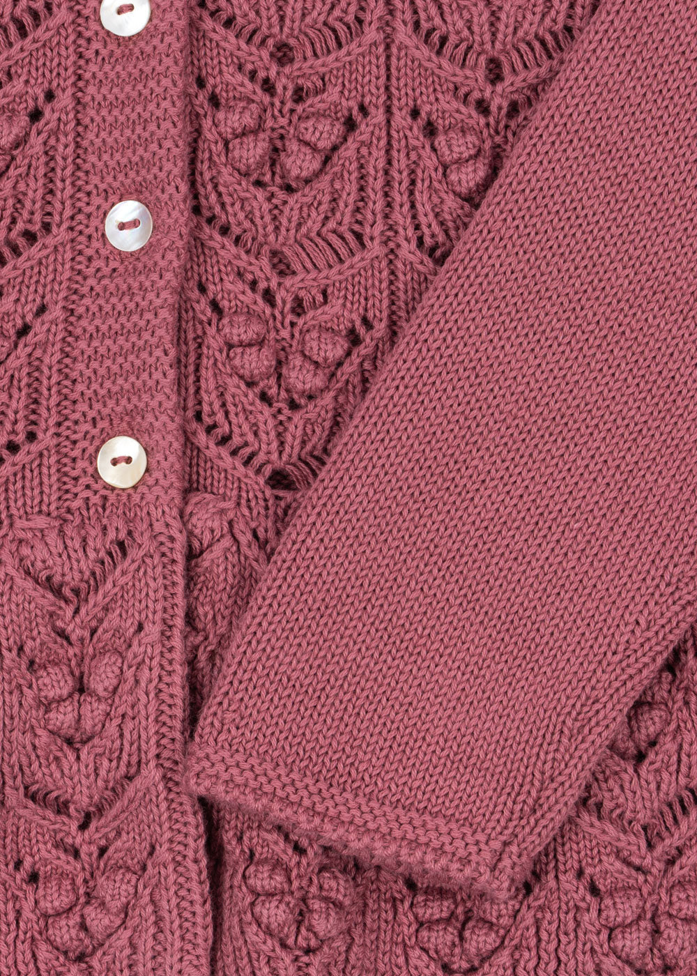 Konges Sløjd Cabby strik Cardigan - Deco Rose