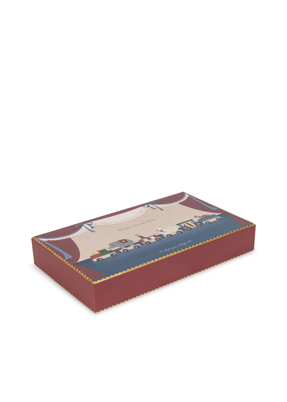 Konges Sløjd Wooden Animal tog - Multi