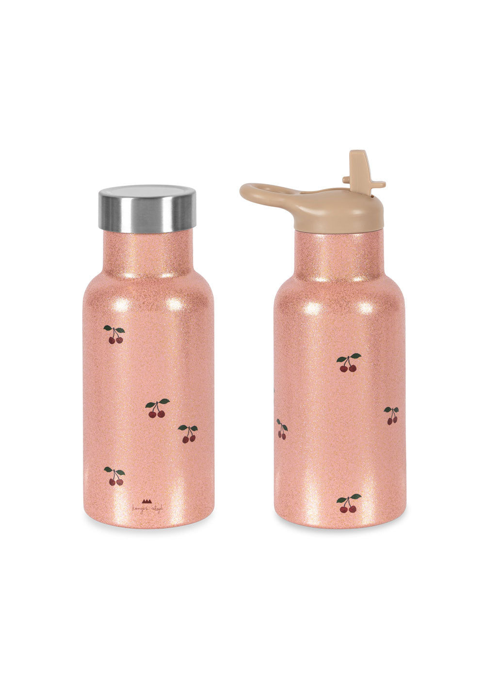 Konges Sløjd GLITTER THERMO FLASKE - CHERRY GLITTER