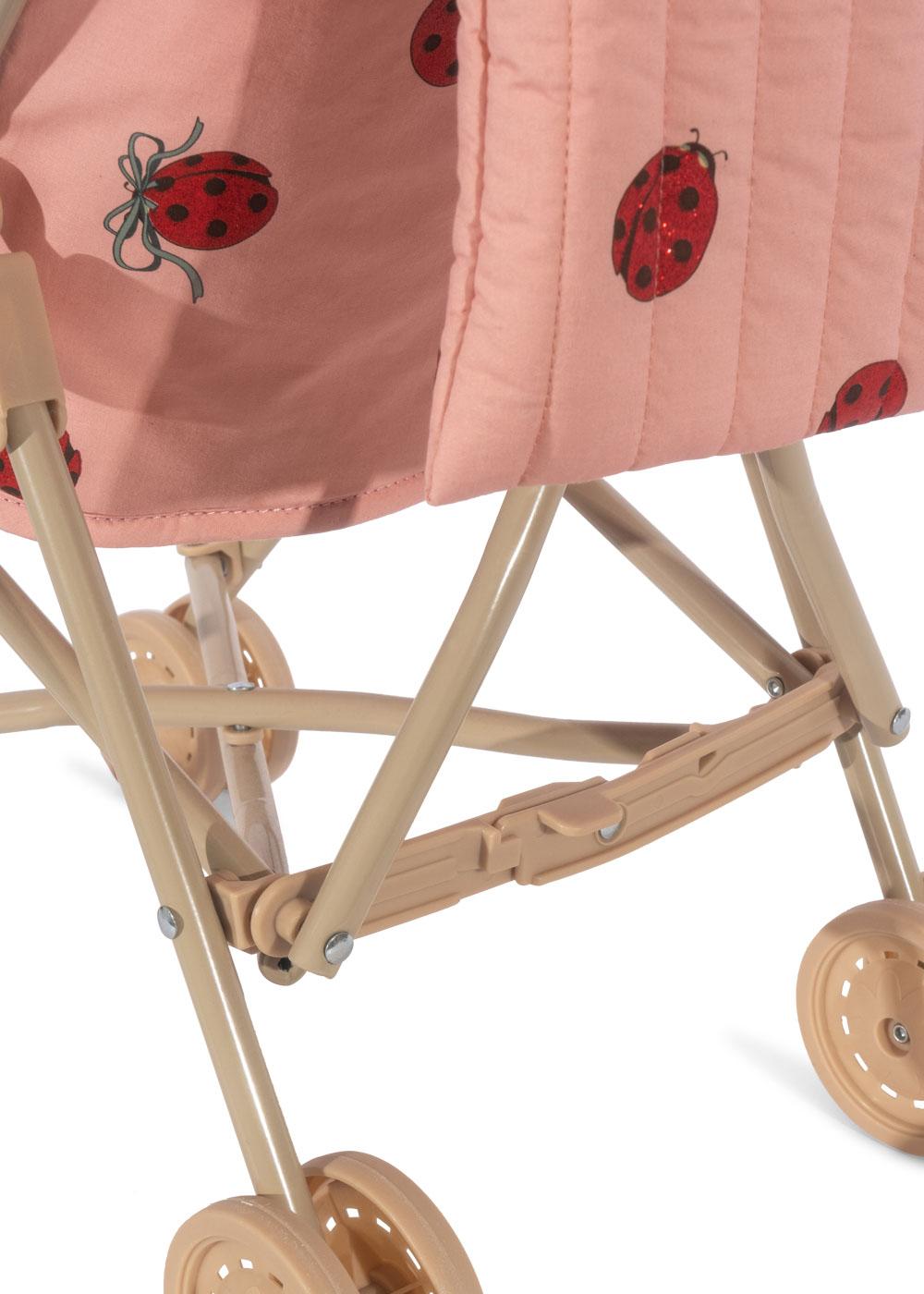 Konges Sløjd DUKKE KLAPVOGN - LADYBUG GLITTER