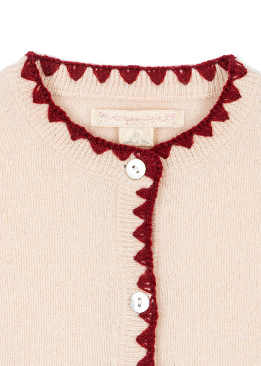 Konges Sløjd COLLETTE CARDIGAN – OFF WHITE