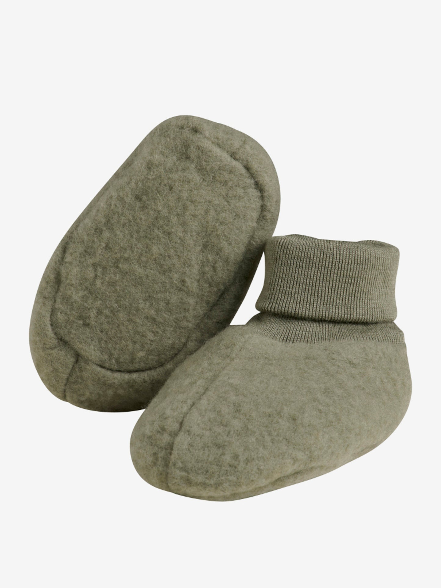 Fixoni Wool Footies - Deep Lichen Green