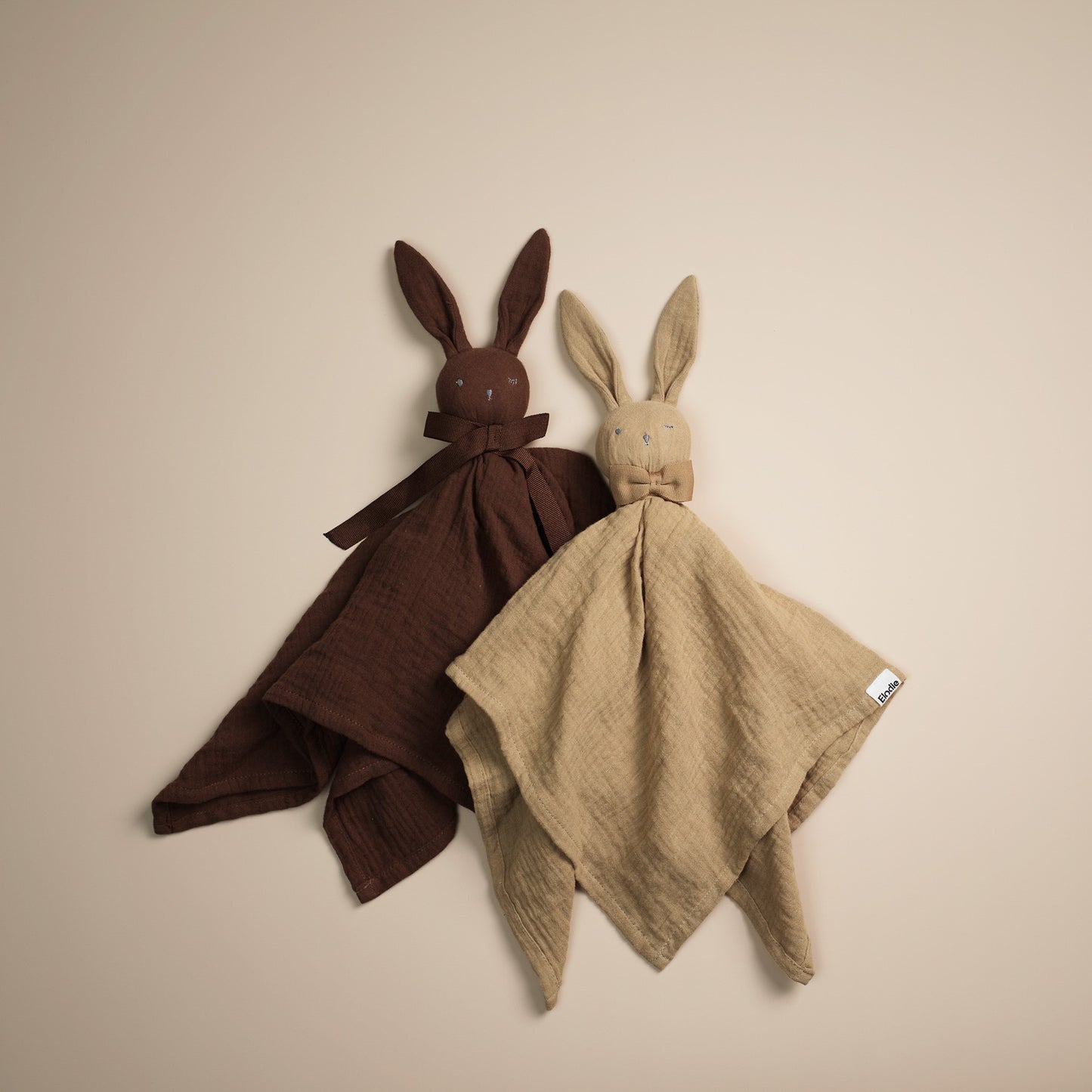 Elodie Kaninchen Kuscheltuch - Braun