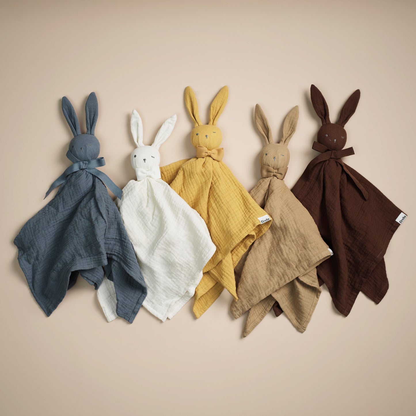 Elodie Kaninchen Kuscheltuch - Braun