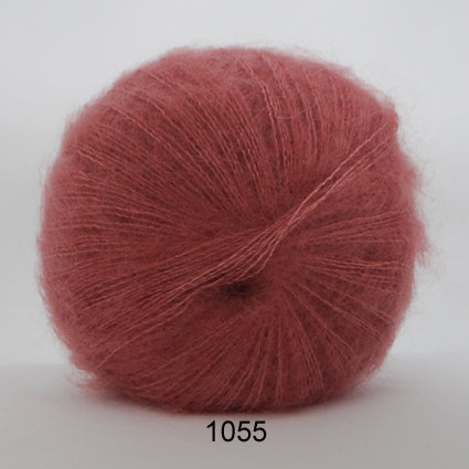 Hjerte Silk Kidmohair - Coral
