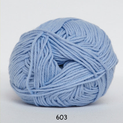 Hjerte Cotton 8 Anti pilling - Lysblå