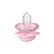 Schnuller Supreme Ivory & Baby Pink - Silikon, Größe 1