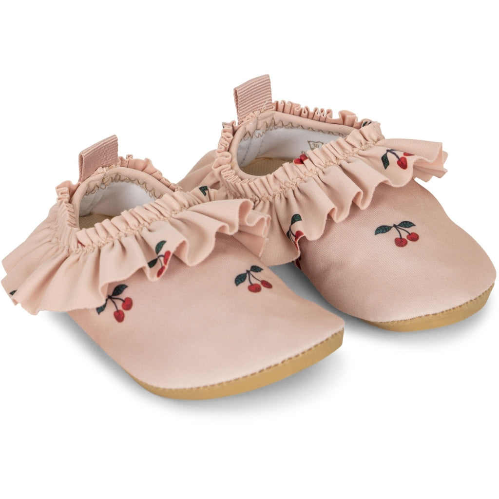 Konges Sløjd Manuca Frill Badesko - Cherry Blush