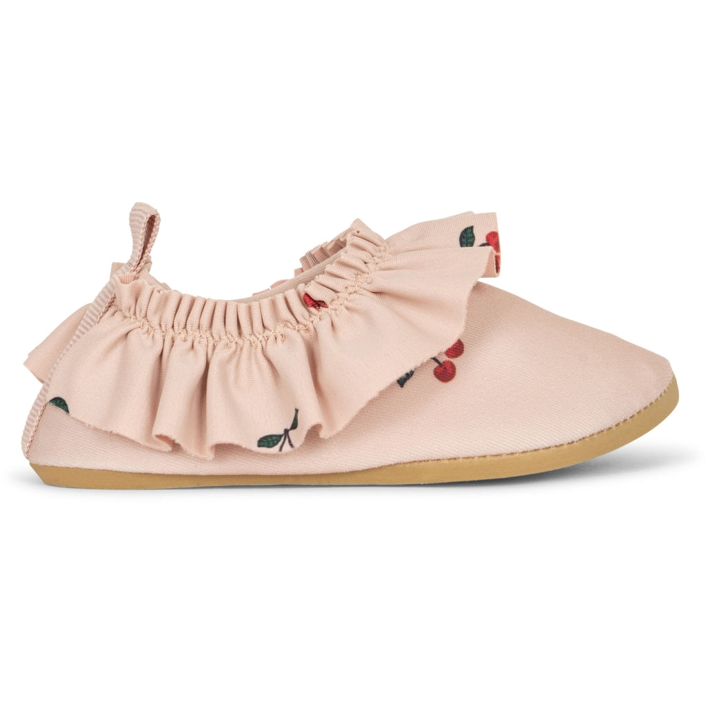 Konges Sløjd Manuca Frill Badesko - Cherry Blush
