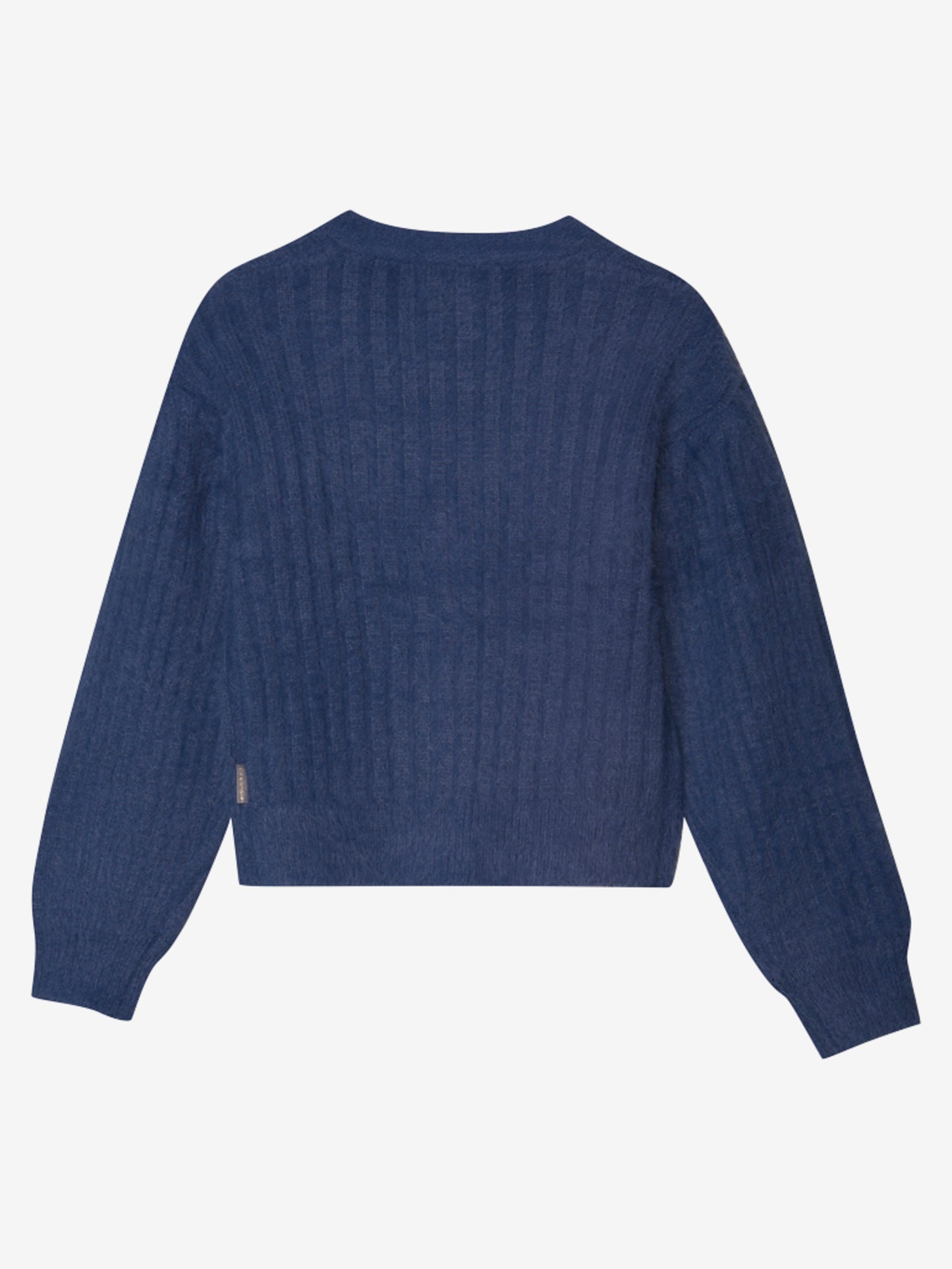 Creamie strik Cardigan - Vintage Indigo