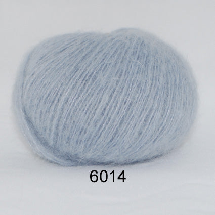 Hjerte Light Mohair - Lysblå