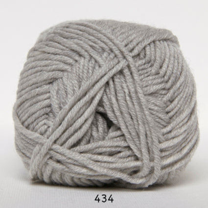 Hjerte Merino Cotton - Lysgrå