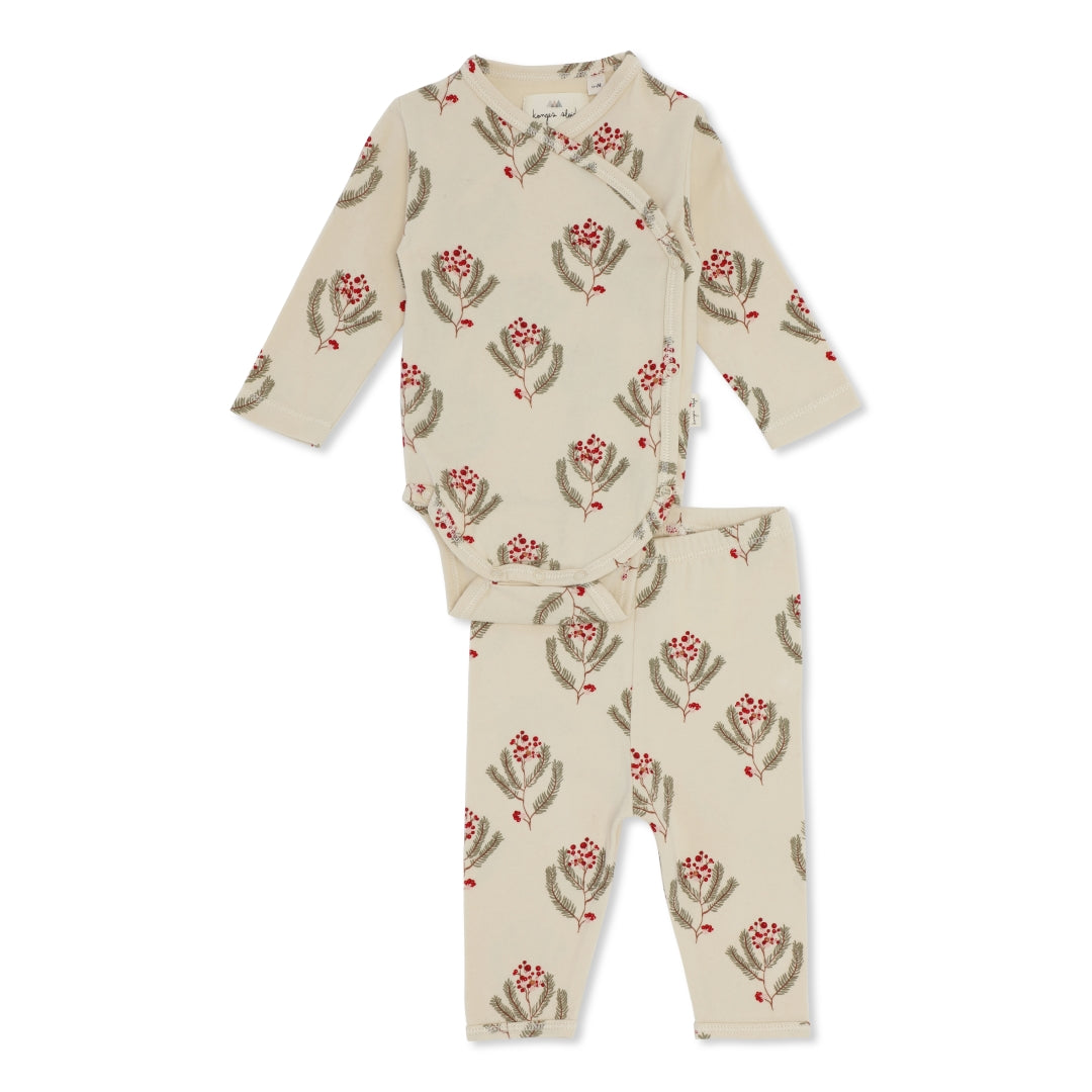 Konges Sløjd Weihnachts-Baby-Set - Weihnachts-Vintage-Blume