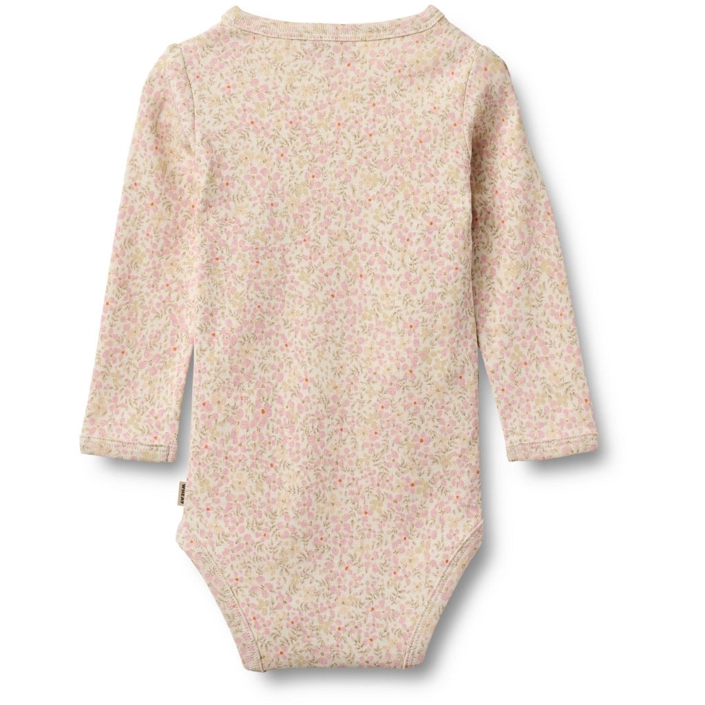 Wheat Chia slå-om Body - Coral flowers