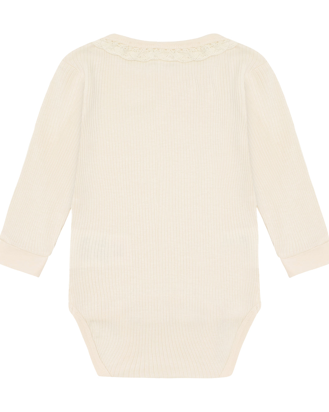 Minymo rib Body LS - White Swan