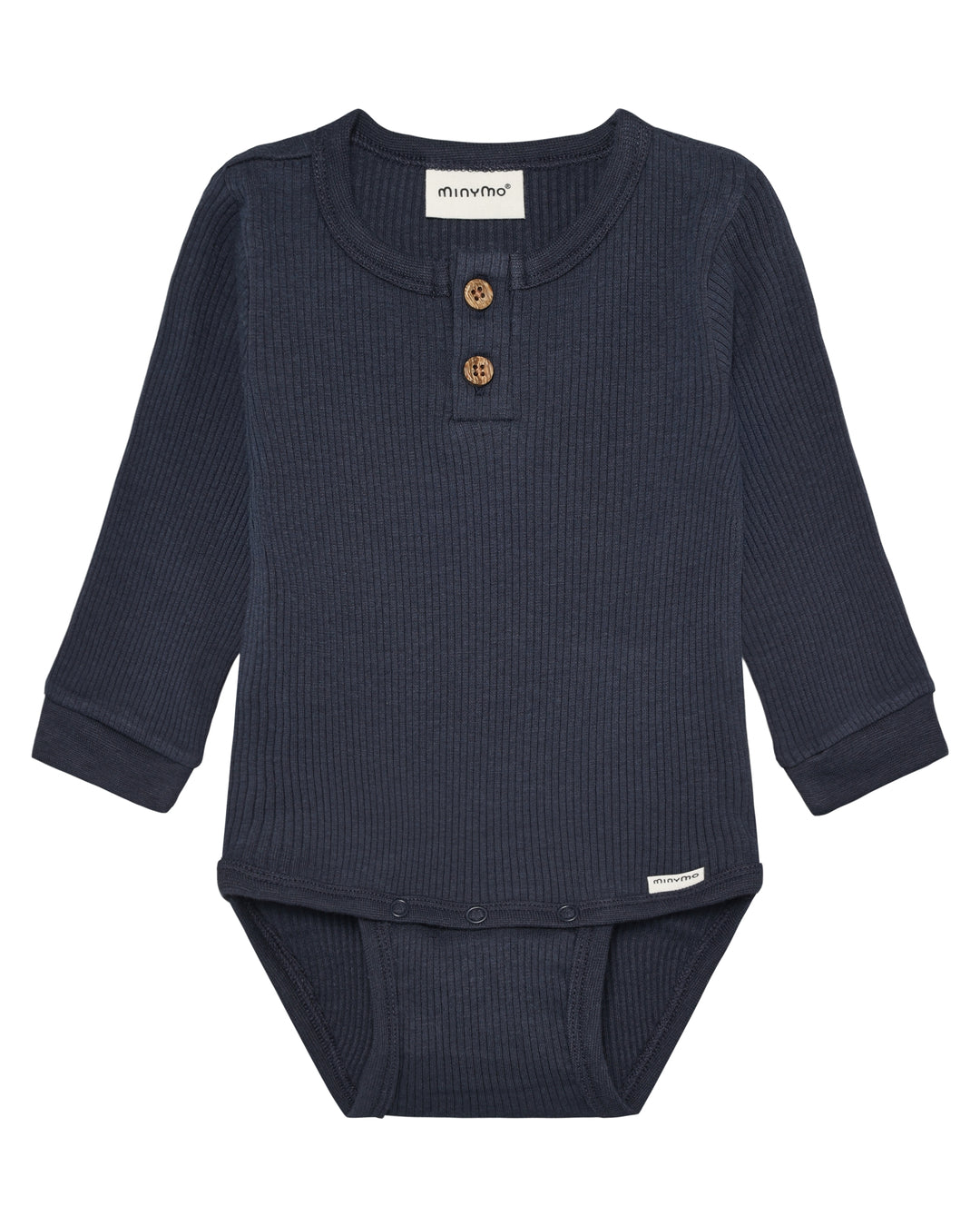 Minymo rib Body LS - Odyssey Gray