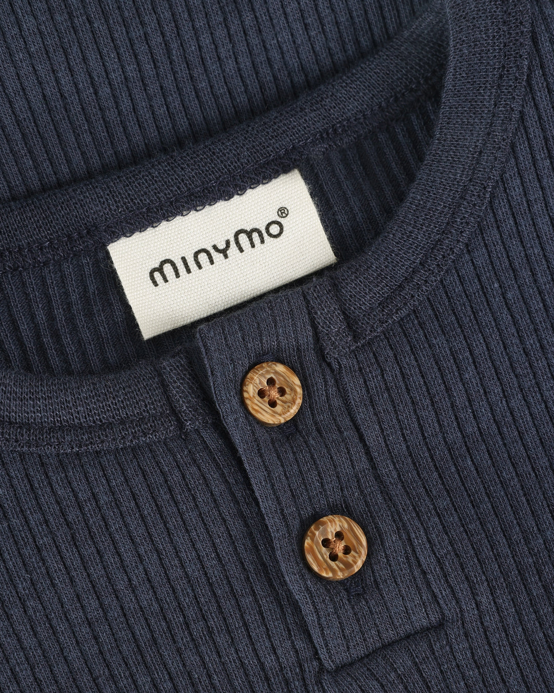 Minymo rib Body LS - Odyssey Gray