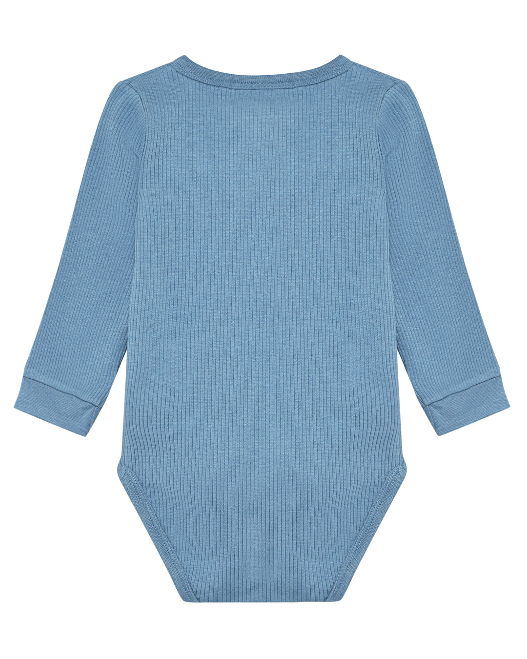 Minymo rib Body LS - Blue Shadow