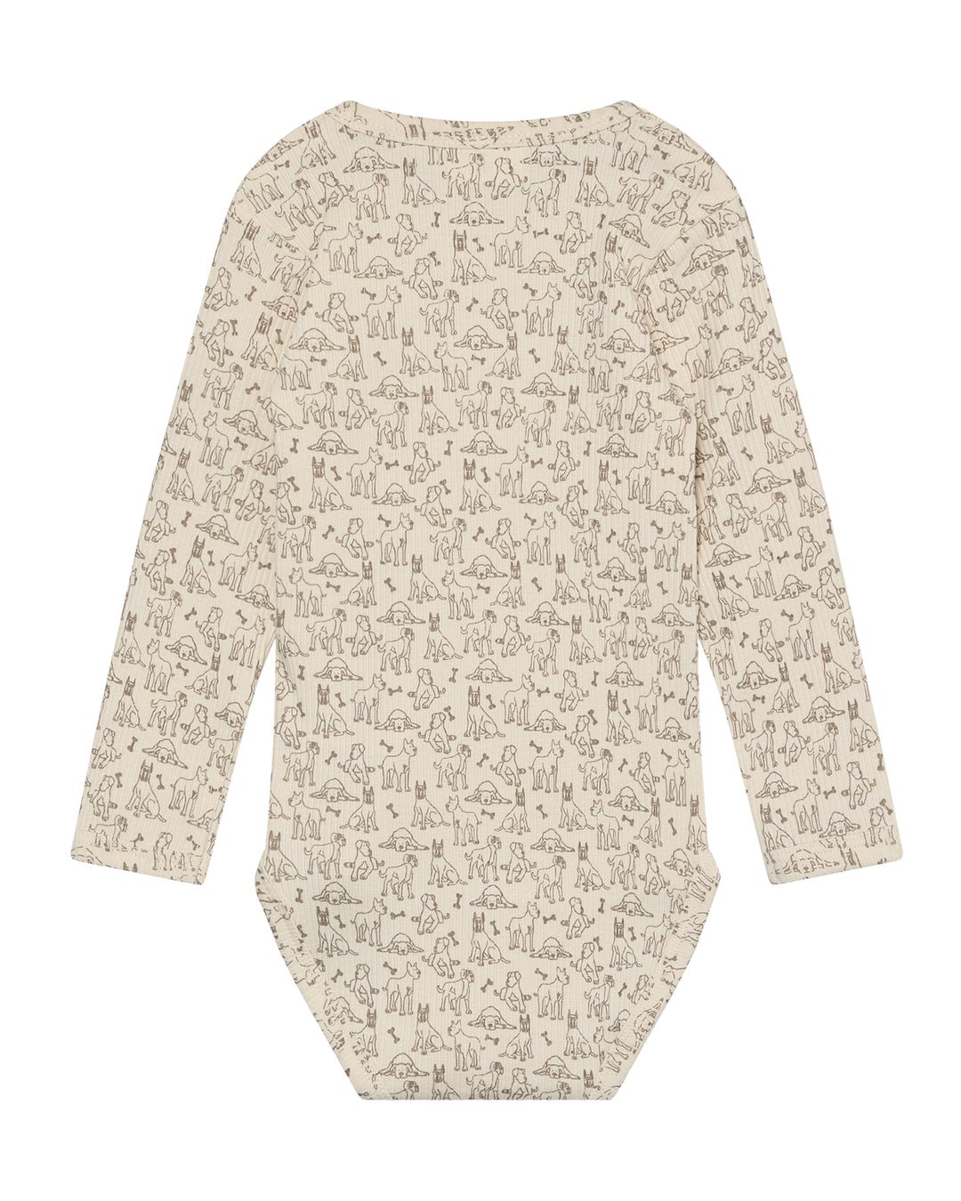 Minymo rib Body LS - White Swan