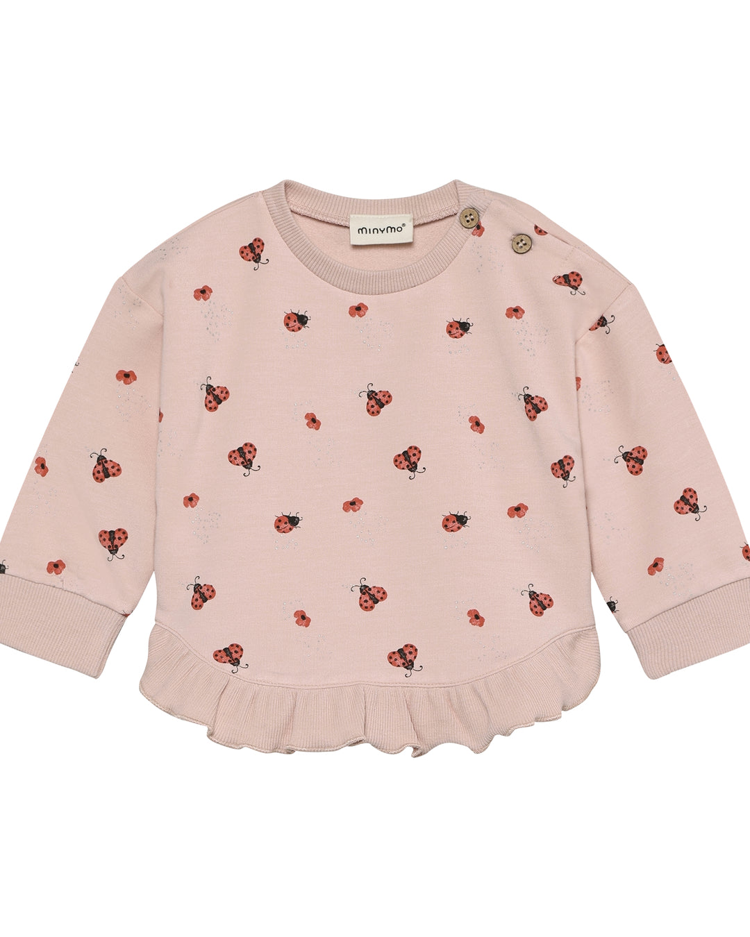 Minymo Sweatshirt LS - Peach Whip