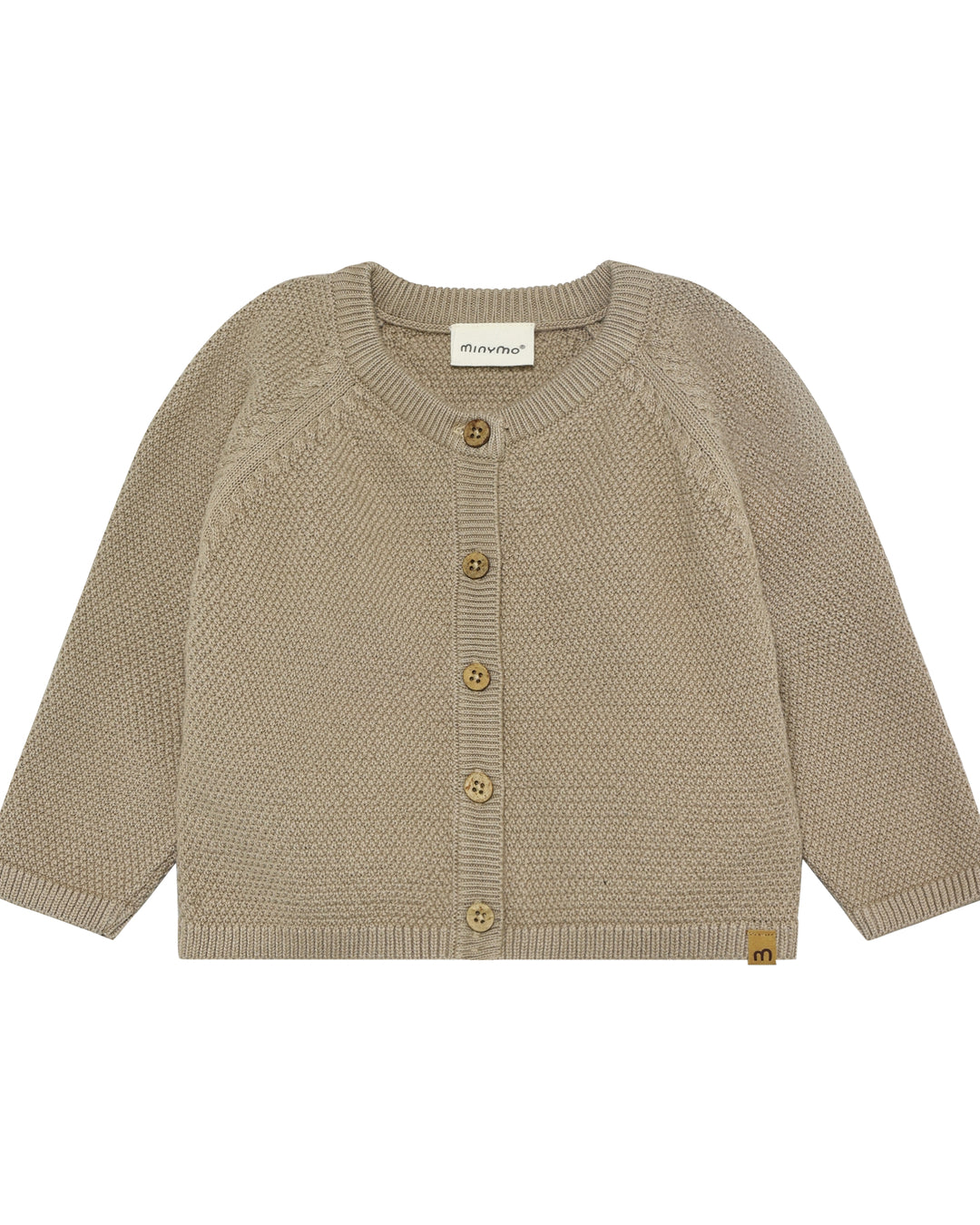 Minymo strik Cardigan - Crockery