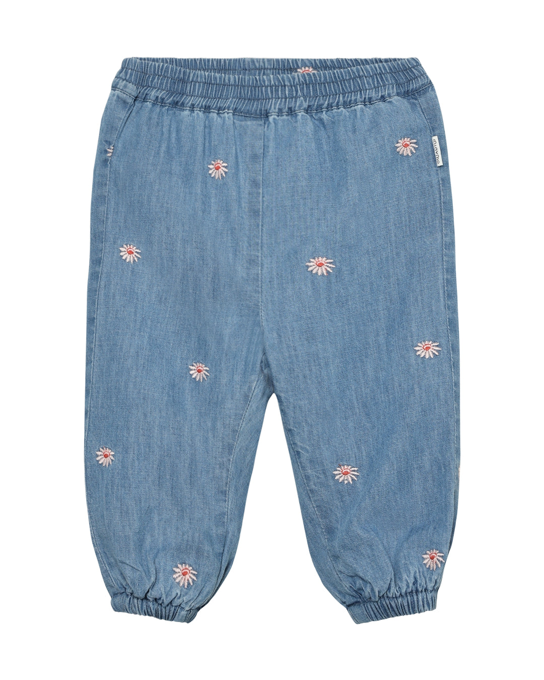 Minymo chambray Bukser - Faded Denim