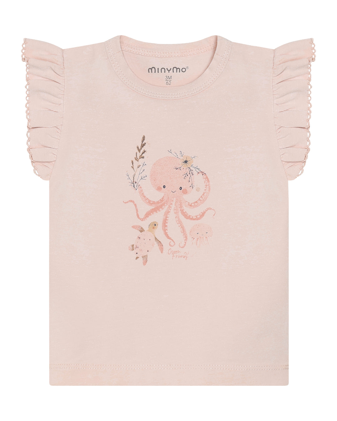 Minymo T-shirt SS - Peach Blush