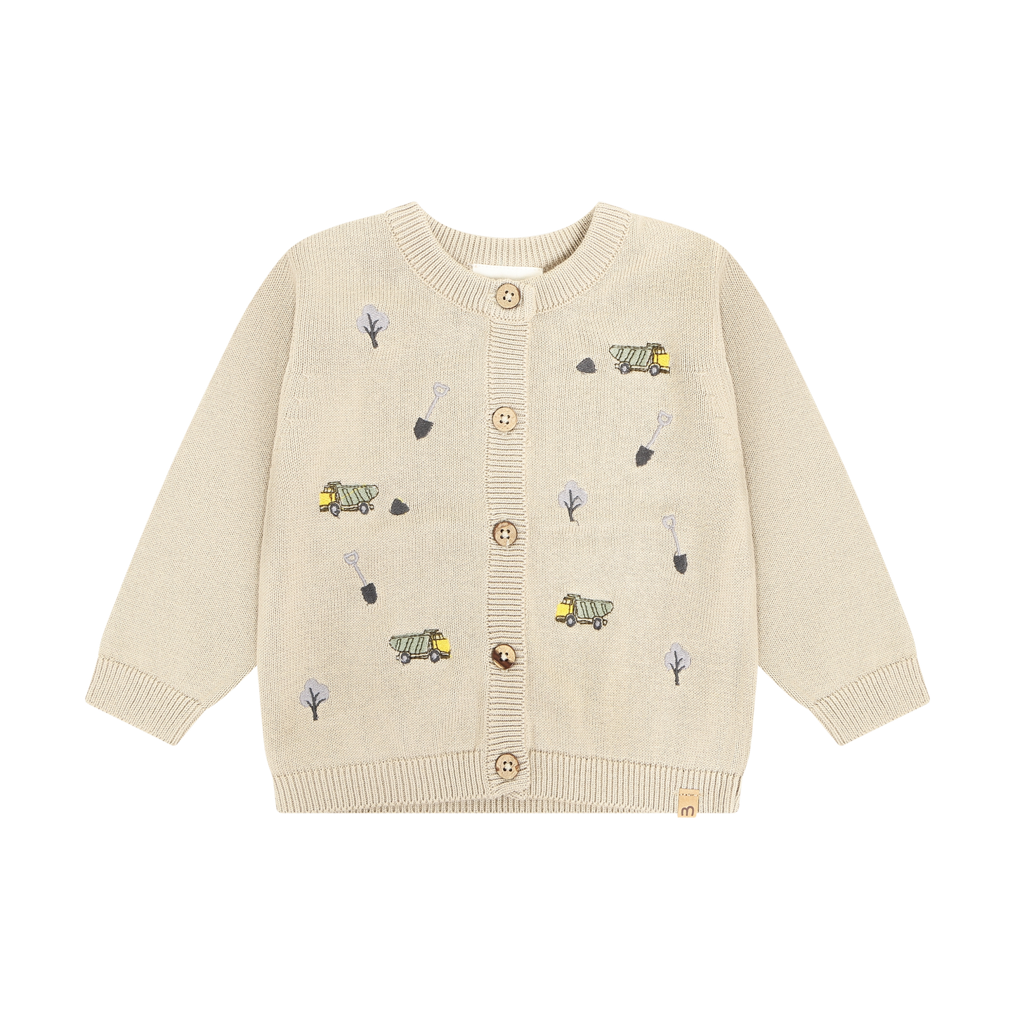 Minymo Strik Cardigan - Feather Gray