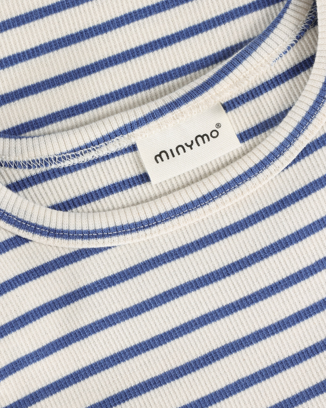 Minymo rib T-shirt SS - Dutch Blue