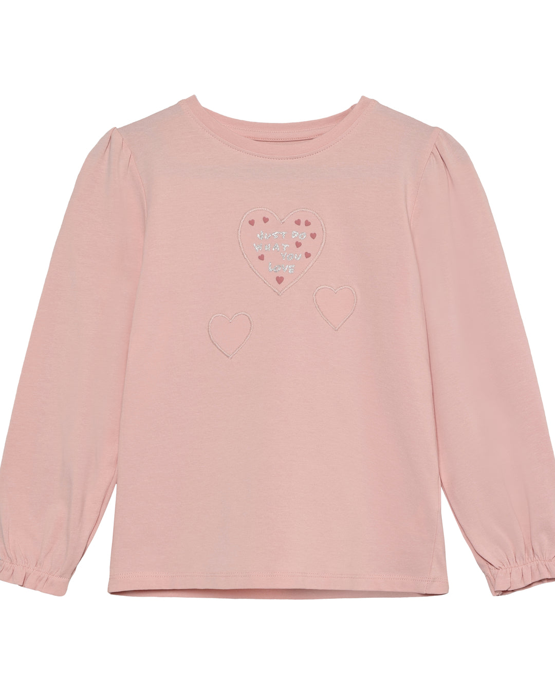 Minymo T-shirt LS - Silver Pink
