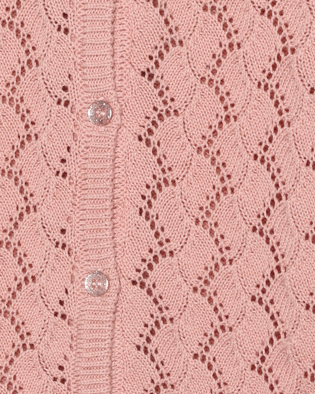 Minymo strik Cardigan - Silver Pink