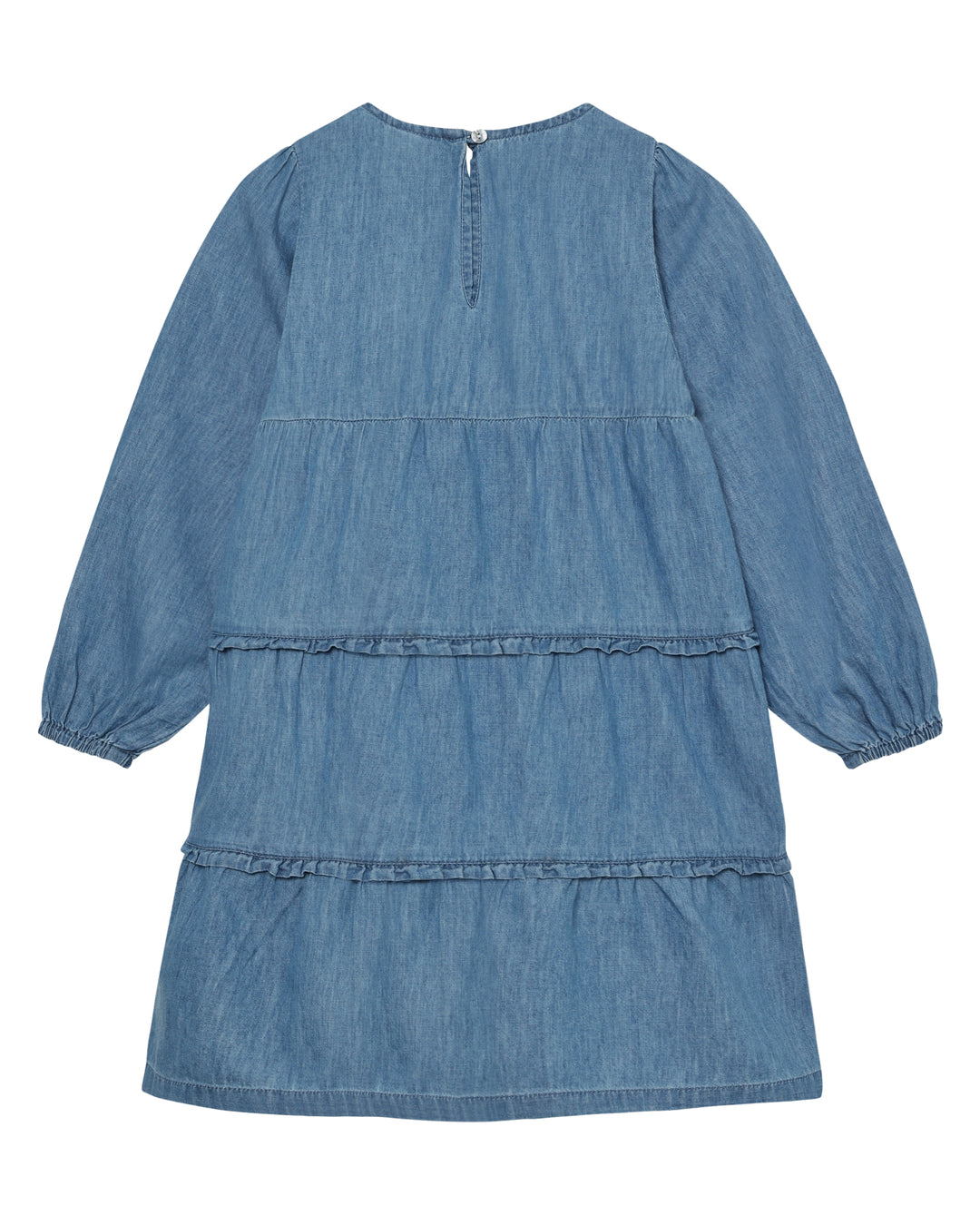 Minymo chambray Kjole LS - Faded Denim