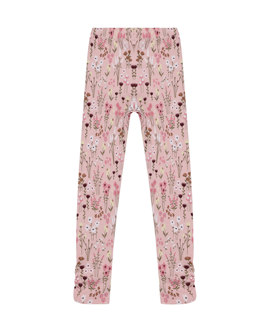 Minymo Rib Leggings - Silver Pink