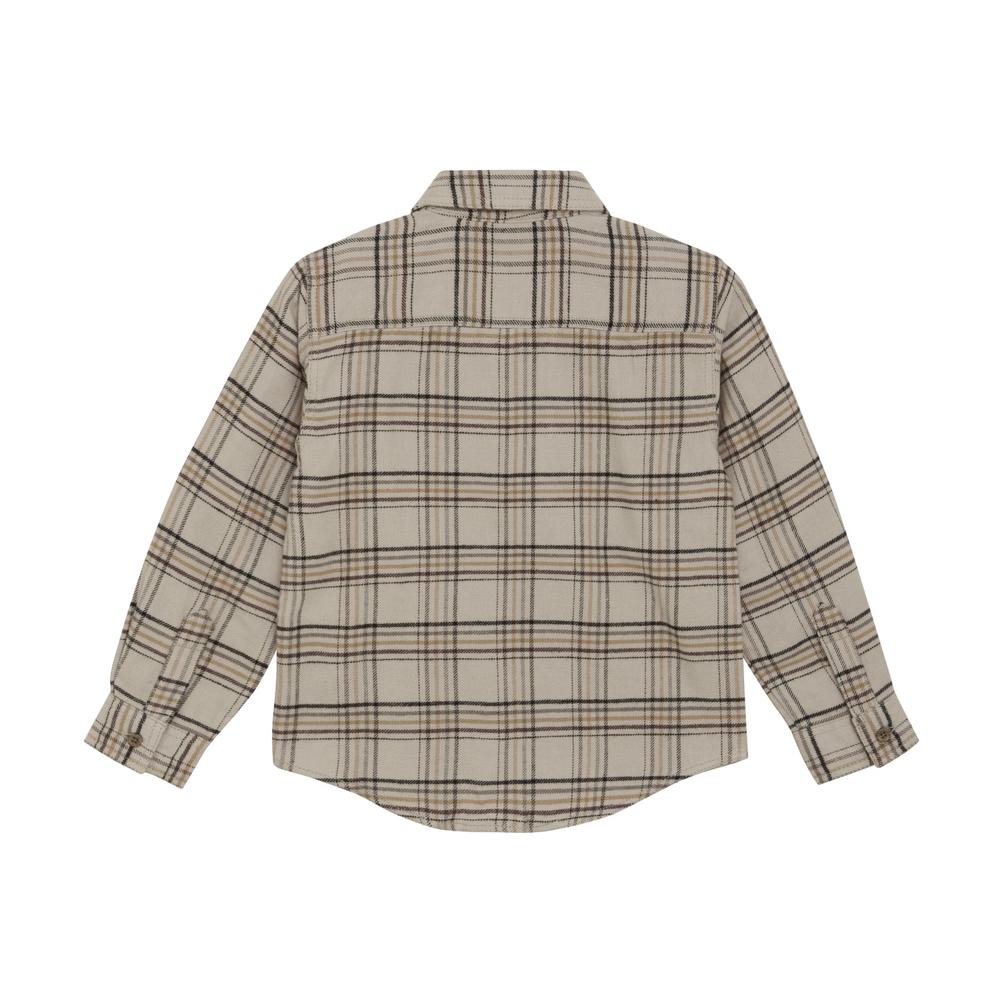 Minymo Shirt LS Check - Oxford Tan