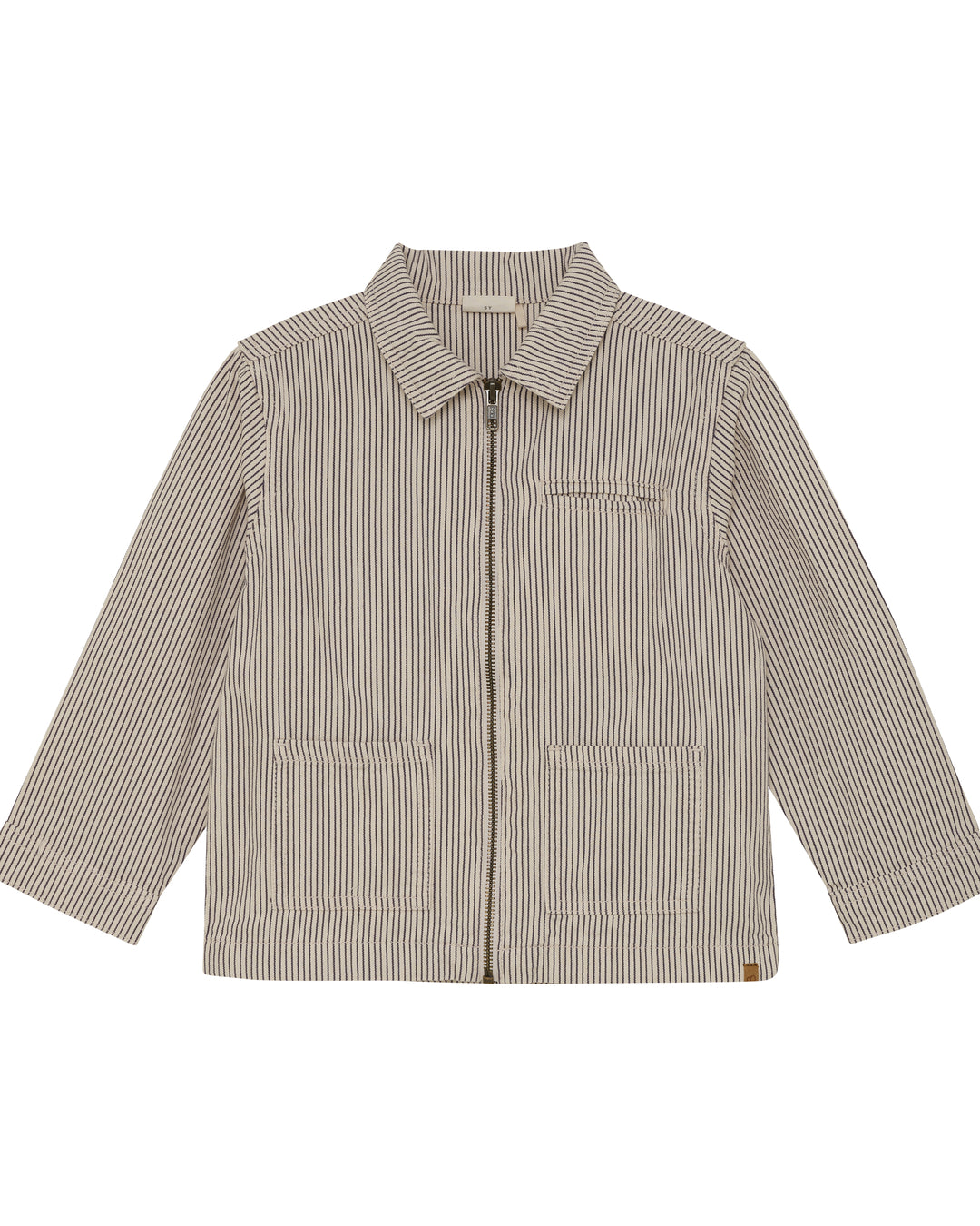 Minymo Twill skjorte/Jakke LS - White Swan