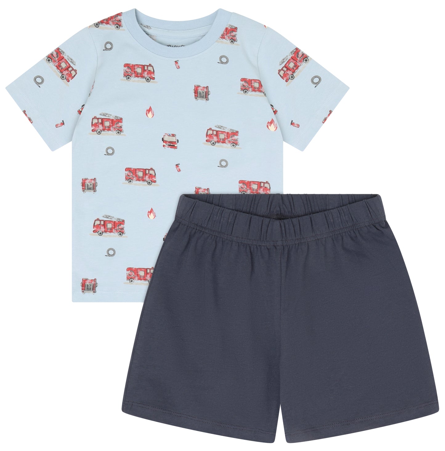 Minymo T-shirt+Short Sæt - Niagara Mist