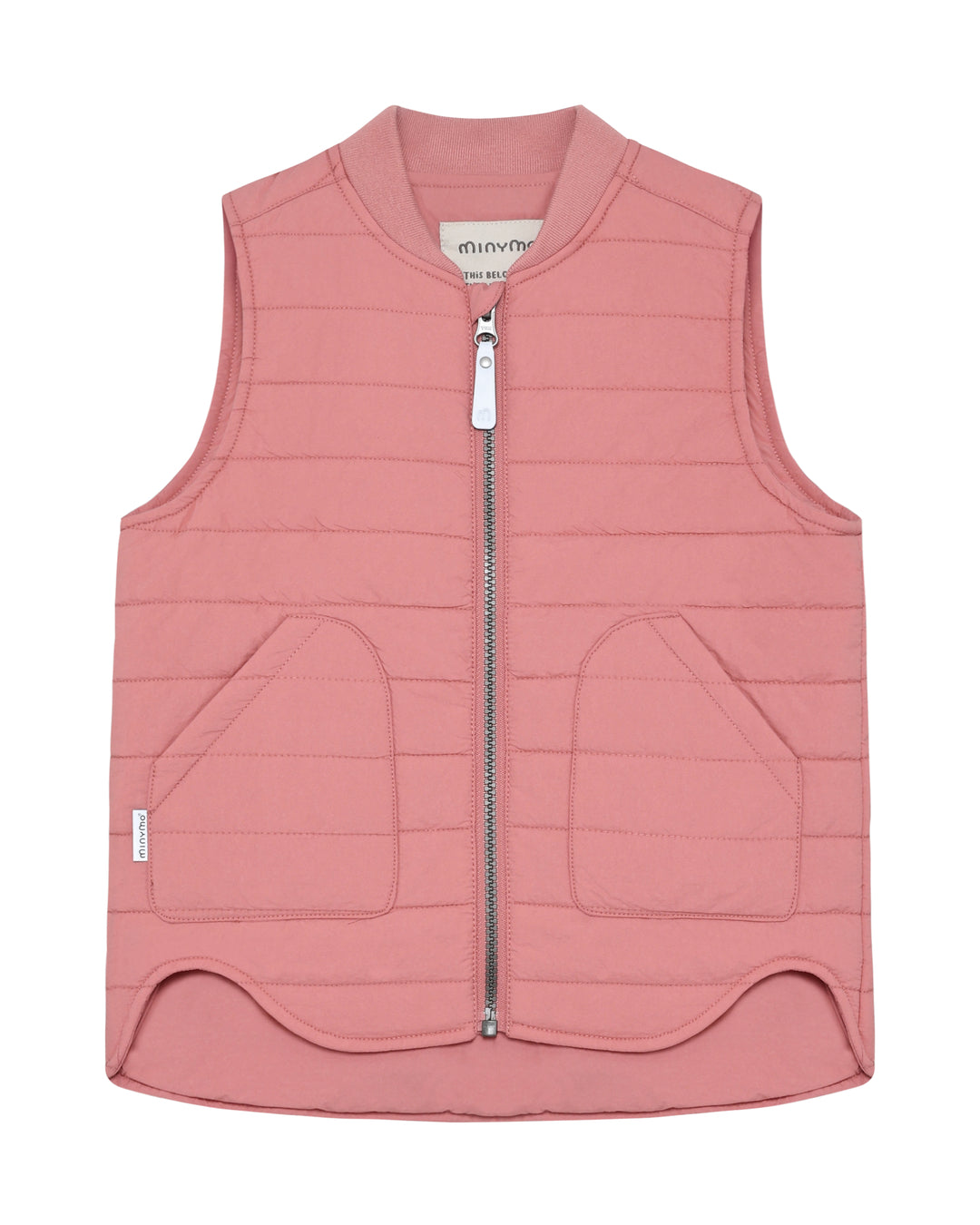 Minymo Quiltet Vest - Brandied Apricot