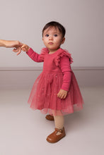 Lade das Bild in den Galerie-Viewer, MarMar Dinne Ballerina Dotty Kleid – Pink Rouge
