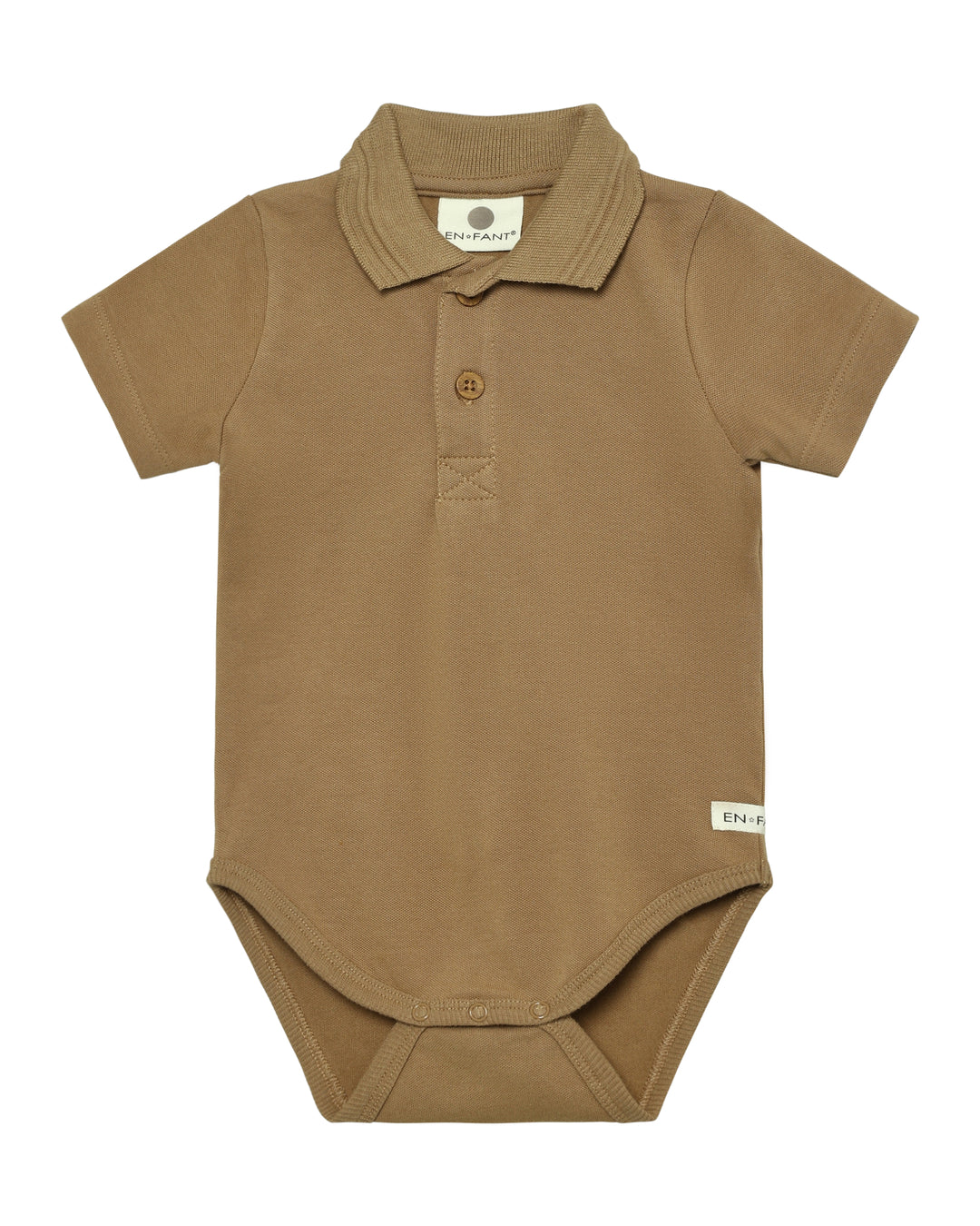 EN FANT Body SS Polo - Tiger's Eye